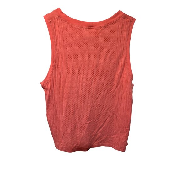 Lululemon Coral Sleeveless Perforated Tank Top Womens Athletic Wear Lightweight - Picture 3 of 8